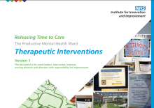 Therapeutic Interventions: (The Productive Mental Health Ward)